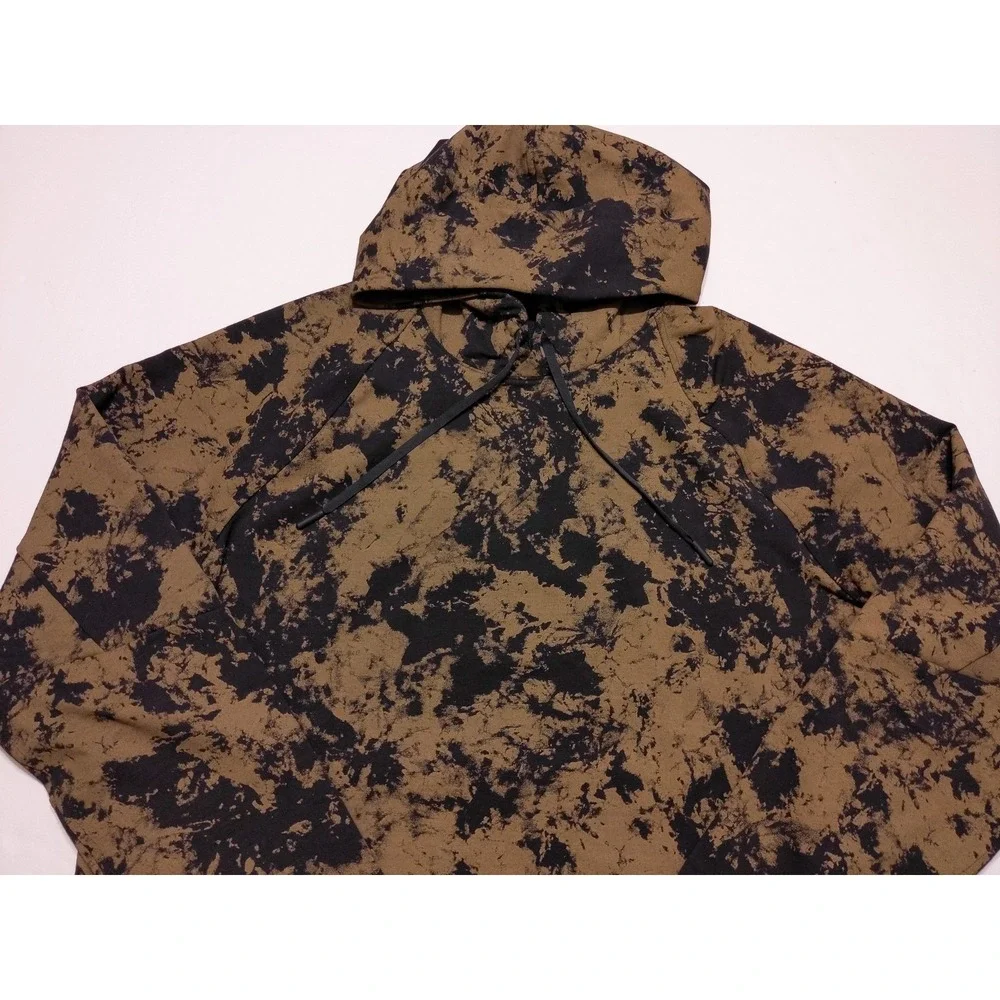 LULULEMON City Sweat Pullover Hoodie M3CKLS Camo Bronze Black XL - Picture 6 of 9